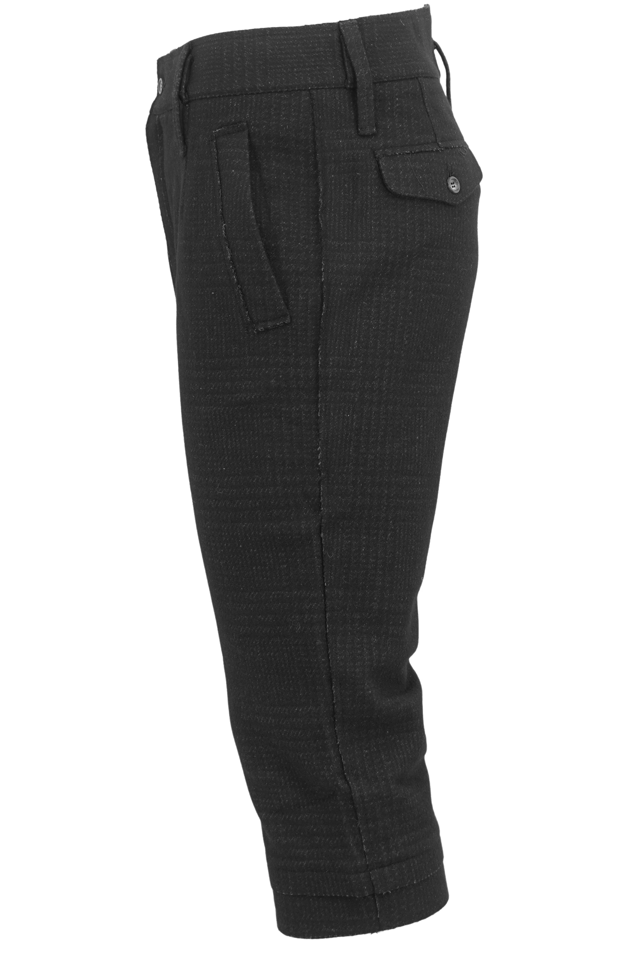 Dolce & Gabbana Wool Blend Cropped Pants in Black - Image 3