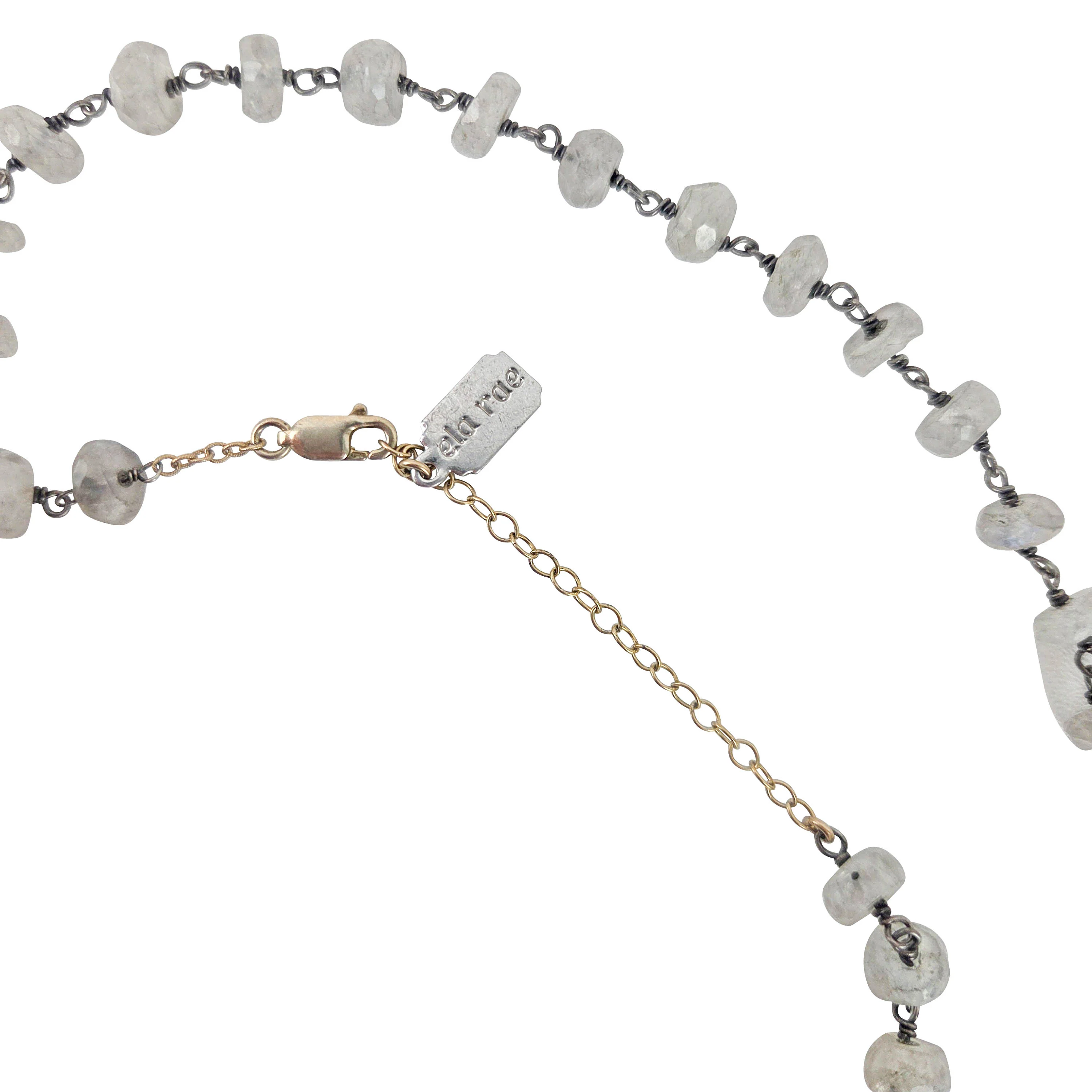 Ela Rae Diana Grand Necklace in Moonstone - Image 3