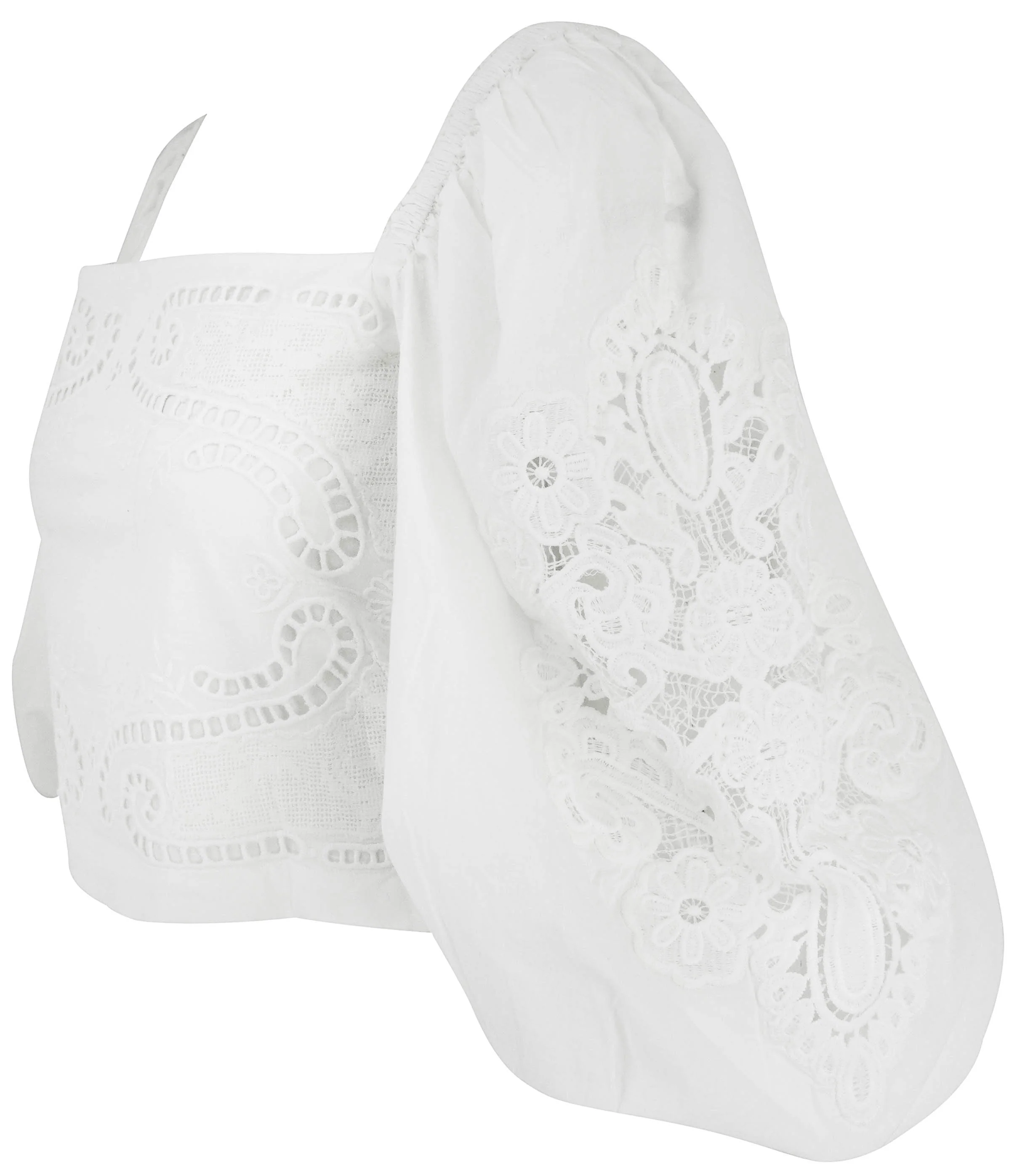 Farm Rio Blouse in White - Image 3