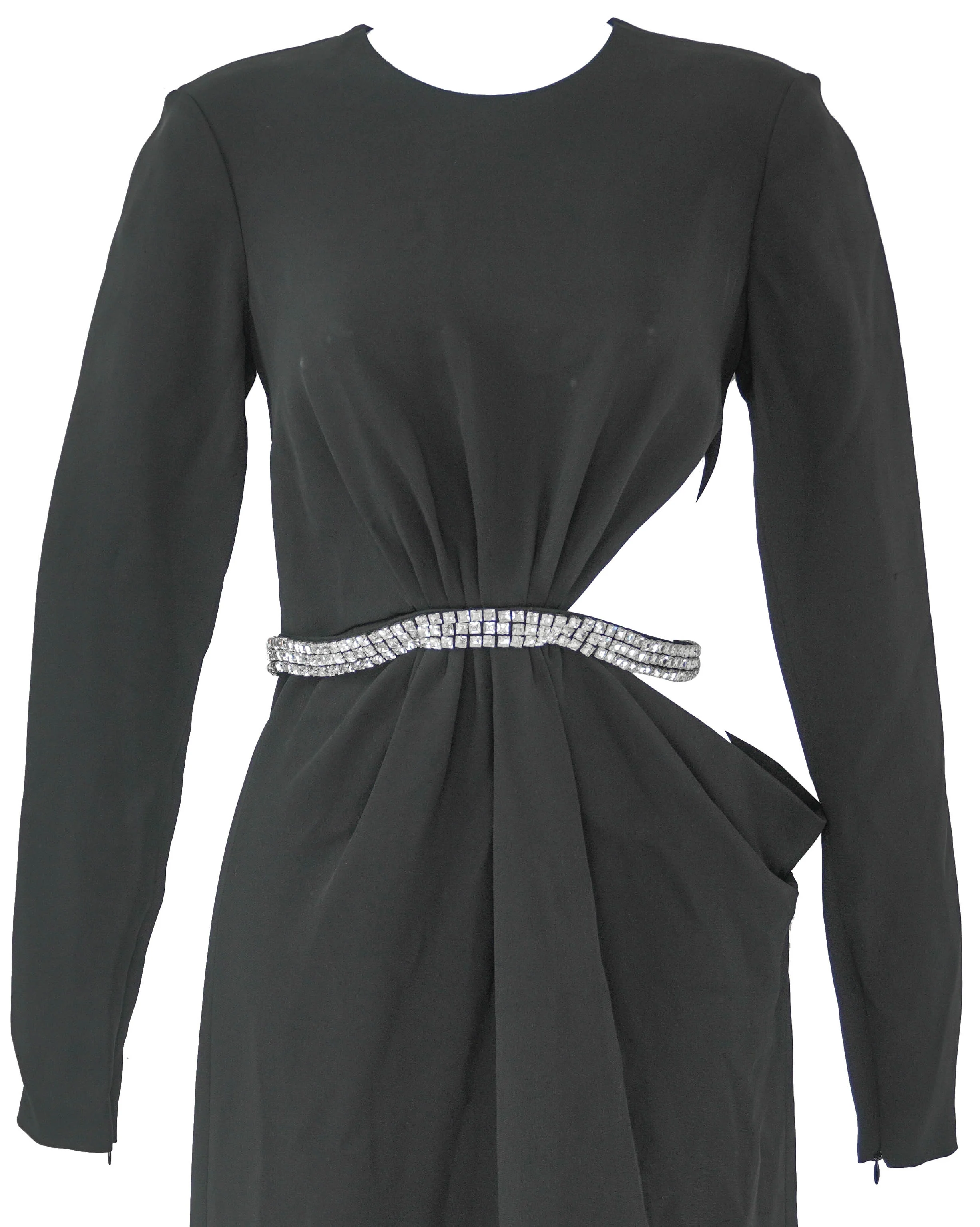 Giambattista Valli Embellished Dress in Black - Image 3