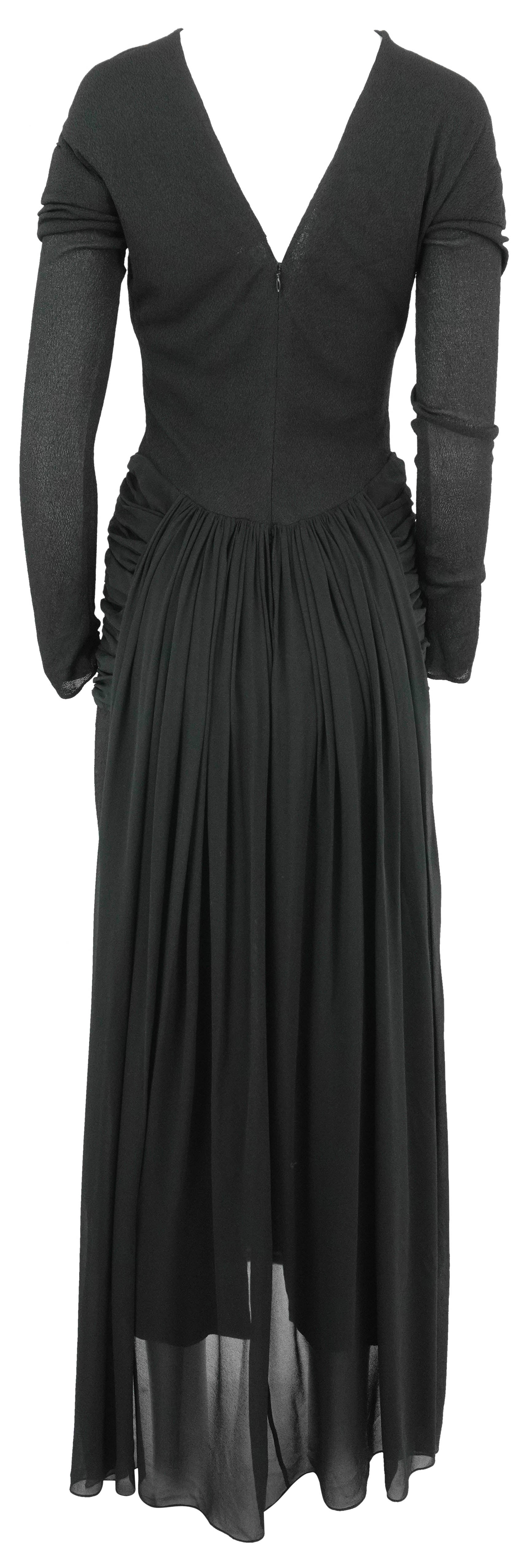 Givenchy Long Sleeve Dress in Black - Image 3