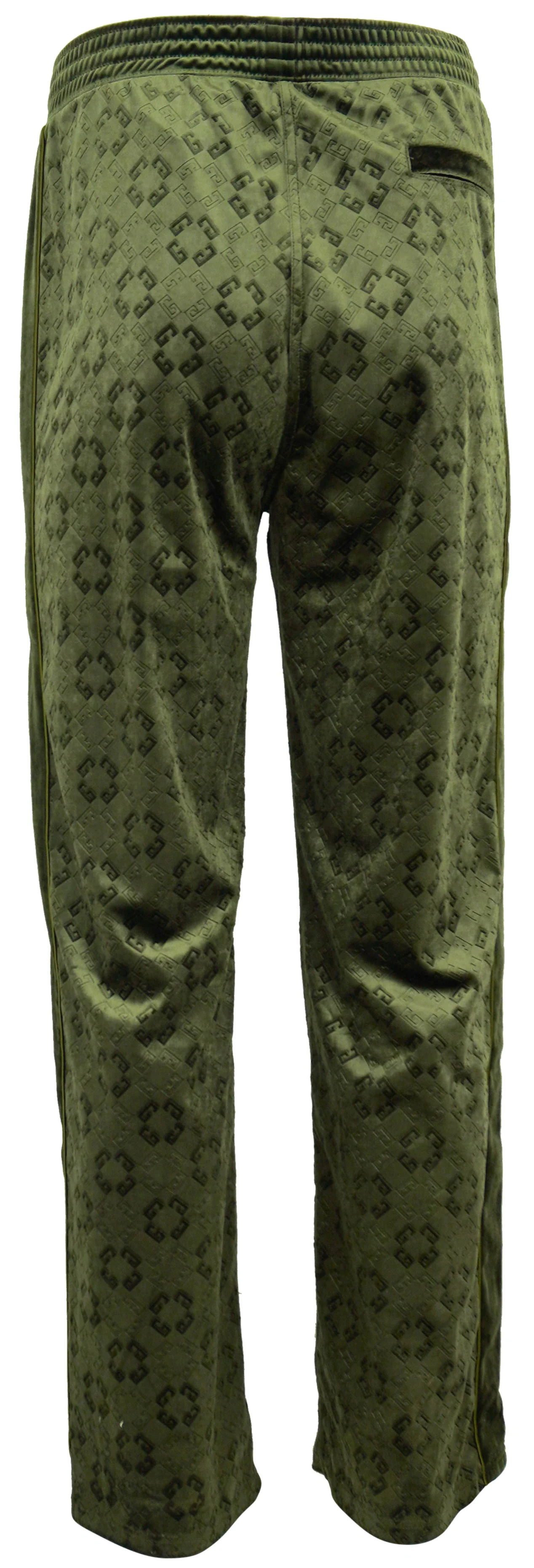 Givenchy Velvet Monogram Sweatpants in Green - Image 3