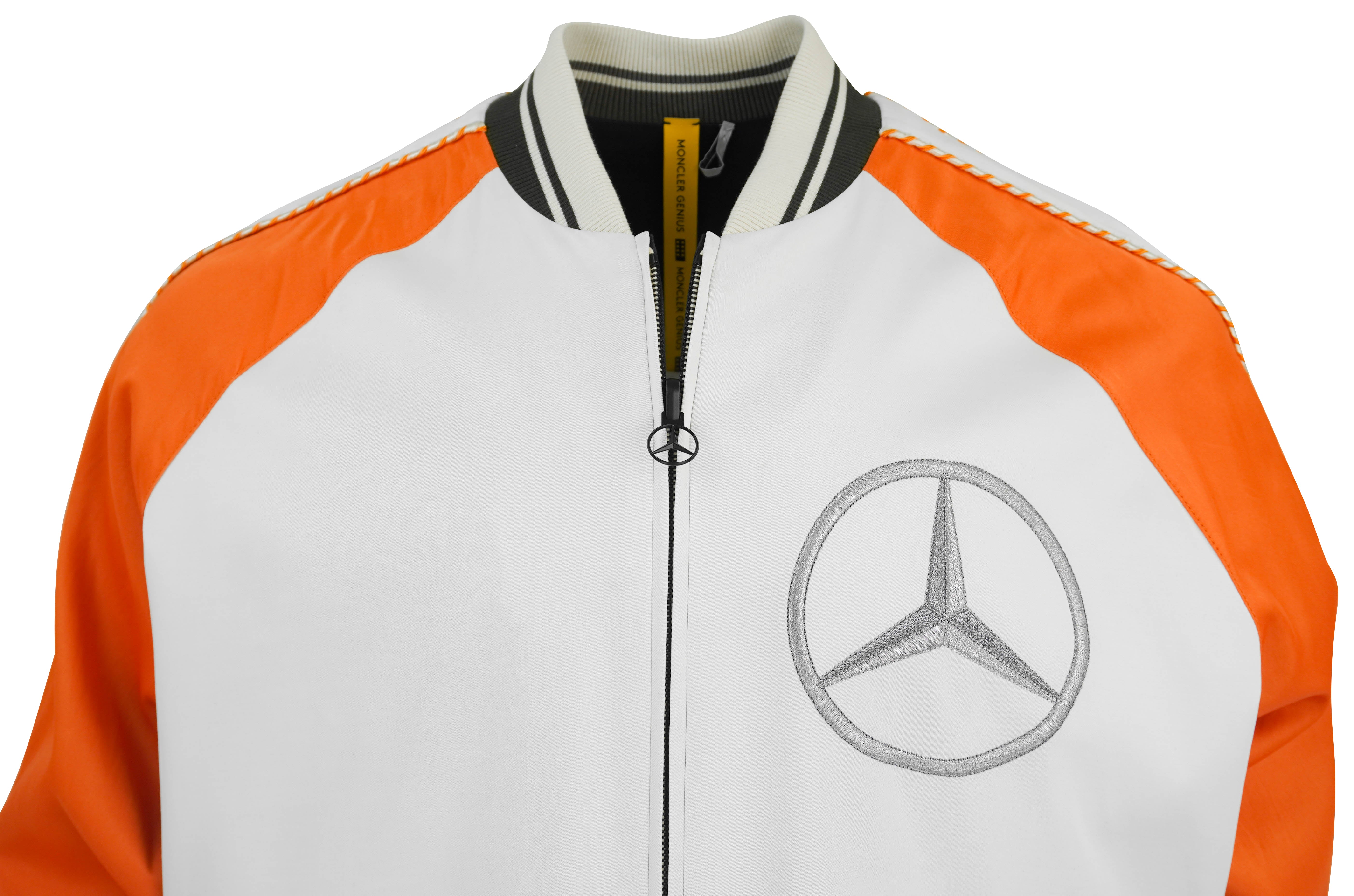 Moncler x Mercedes Benz Satet Reversible Jacket in Orange - Image 4