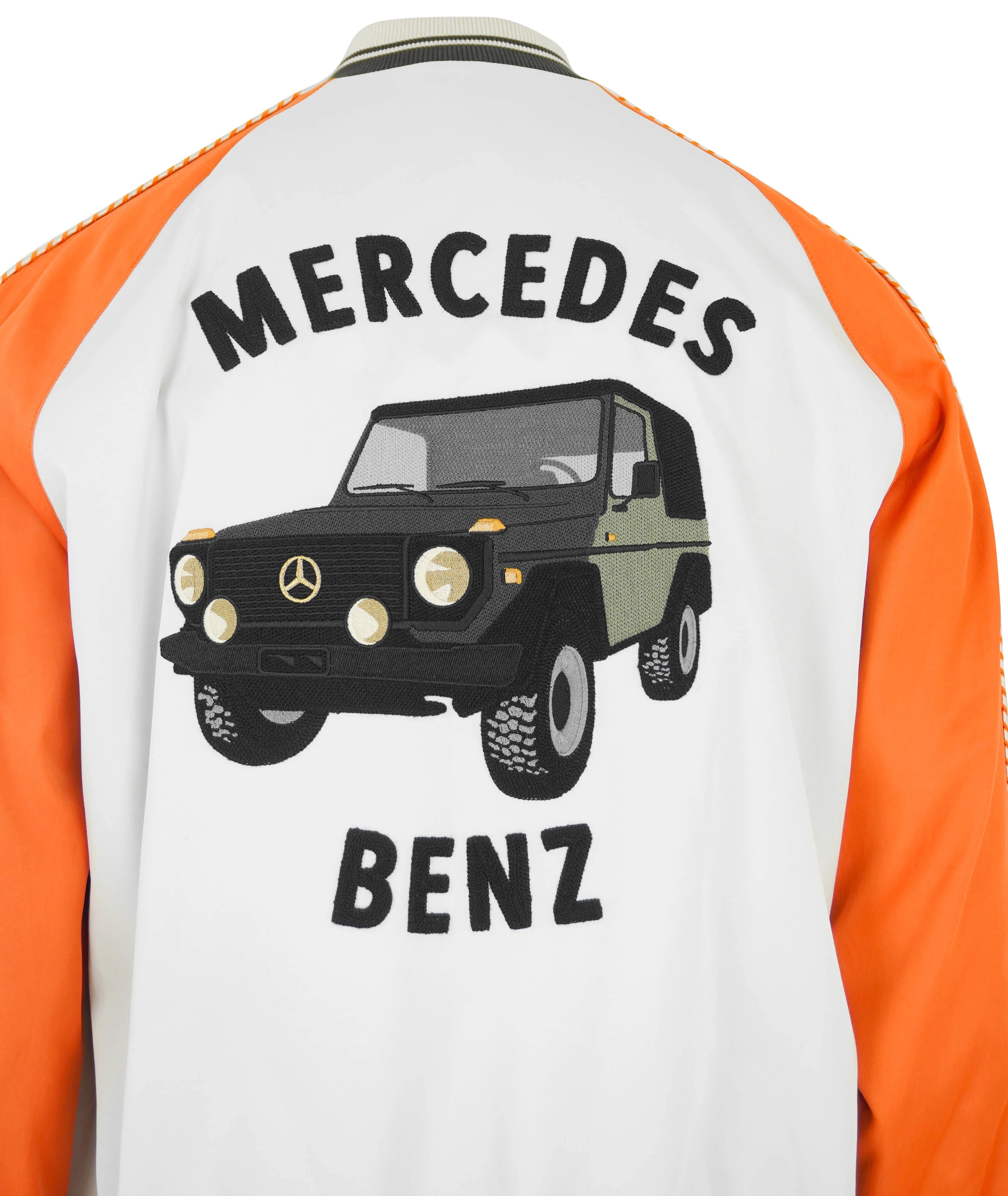 Moncler x Mercedes Benz Satet Reversible Jacket in Orange - Image 5