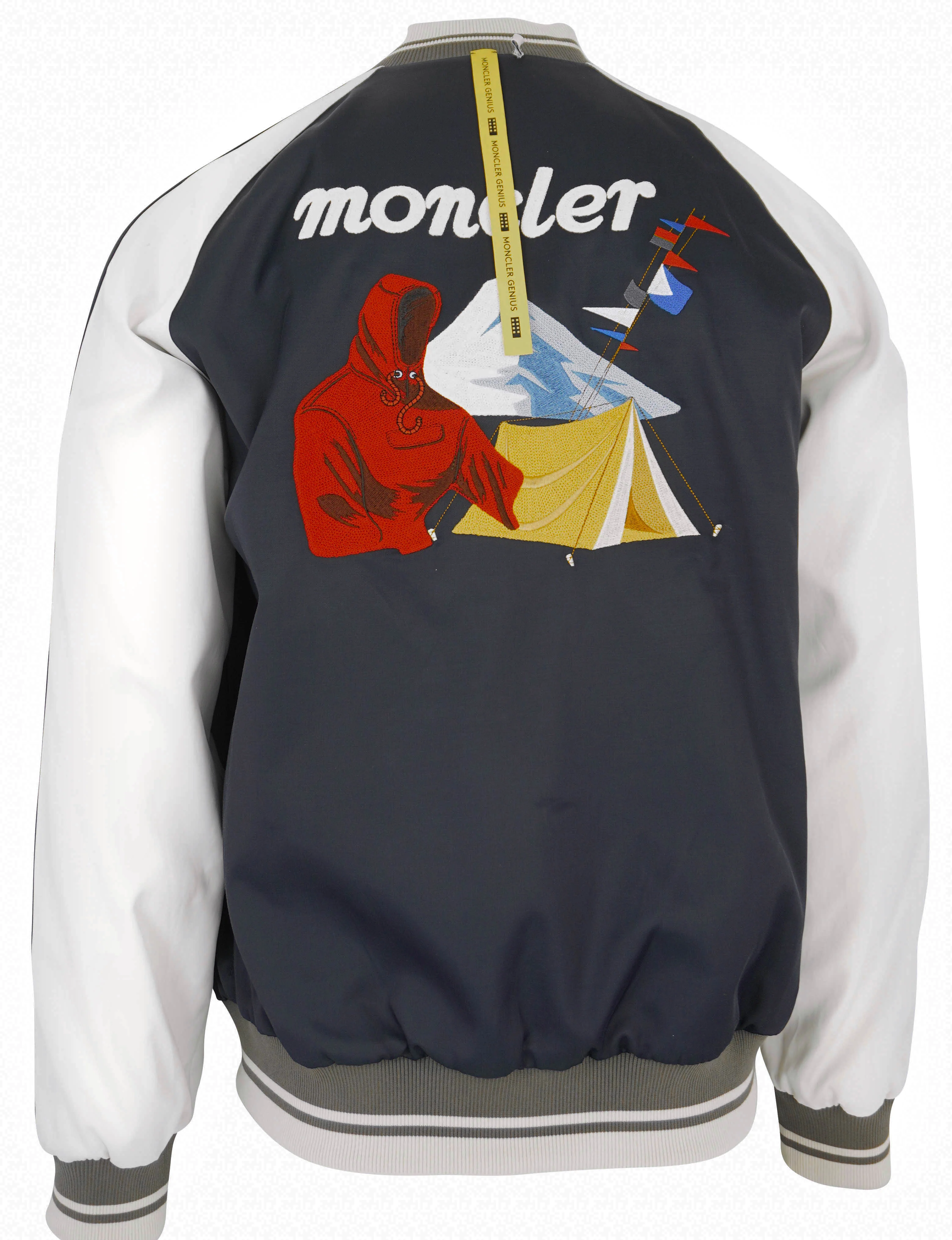 Moncler x Mercedes Benz Satet Reversible Jacket in Orange - Image 7