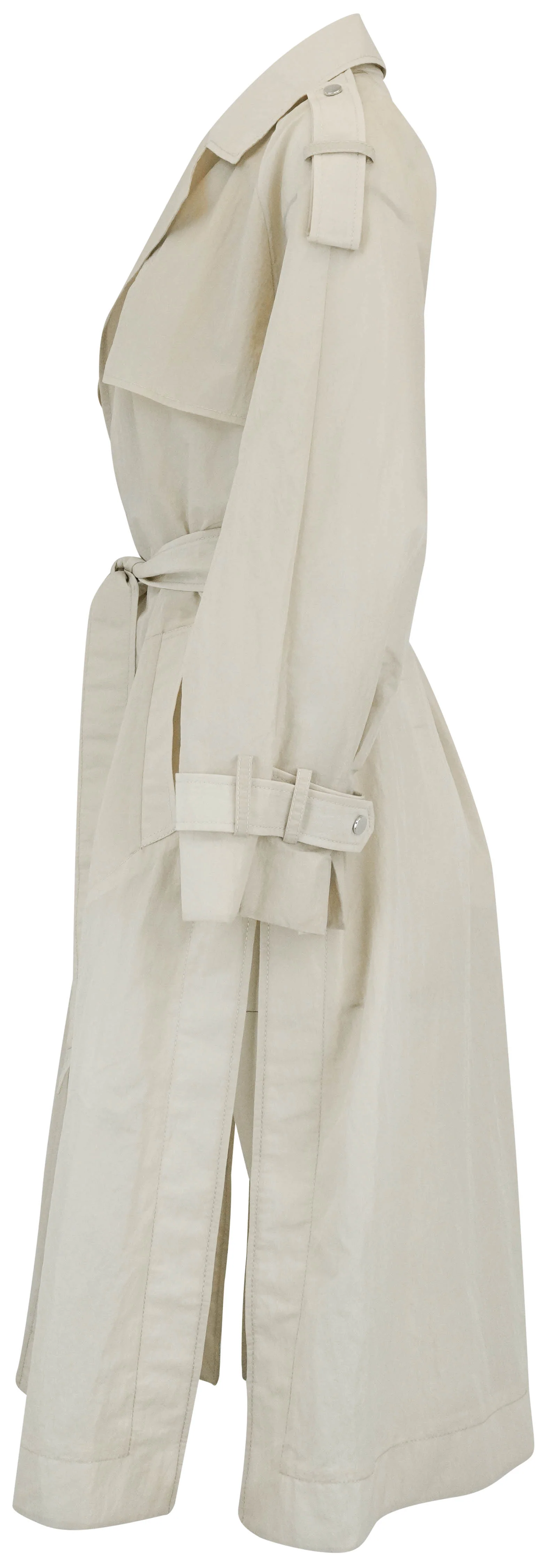 Partow Trench Coat in Beige - Image 3