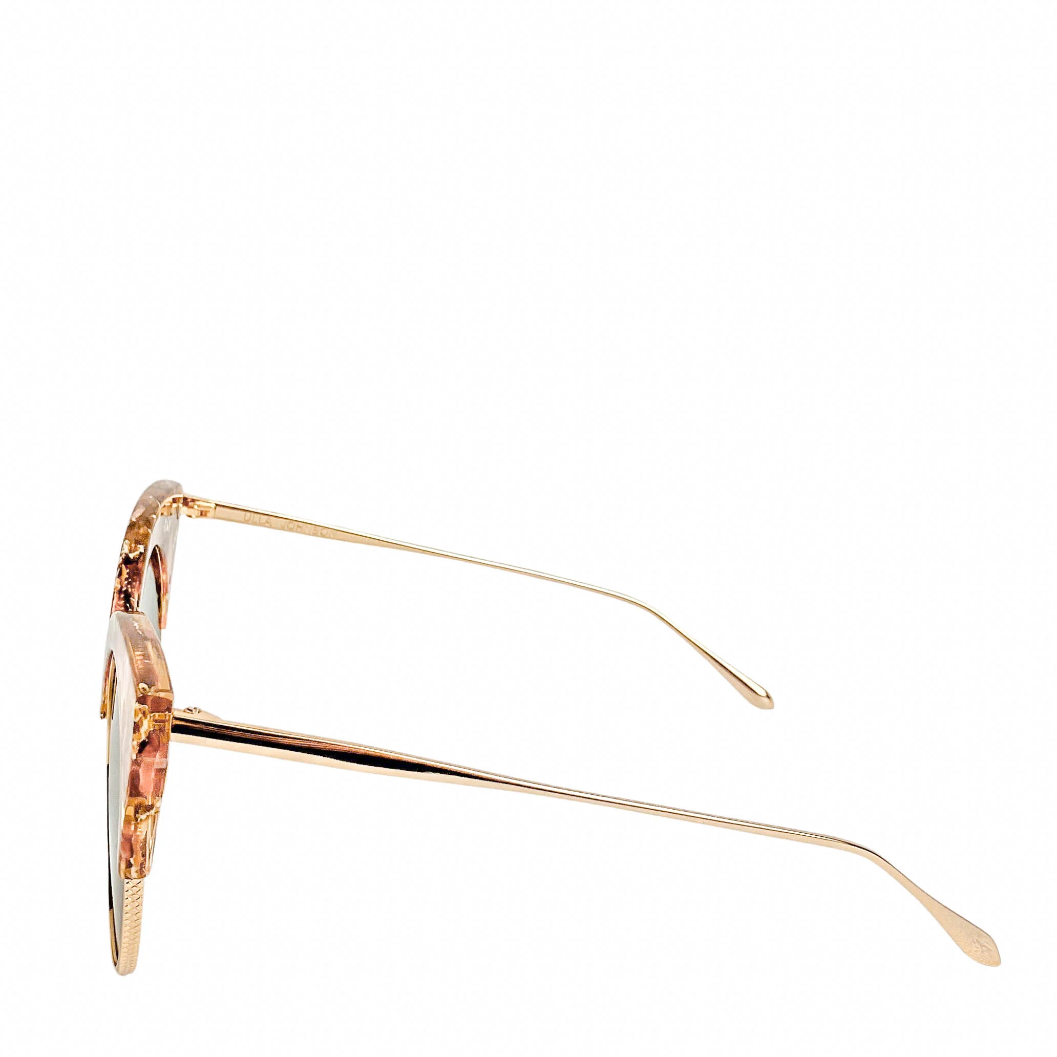 Ulla Johnson Elias Sunglasses in Rose - Image 4