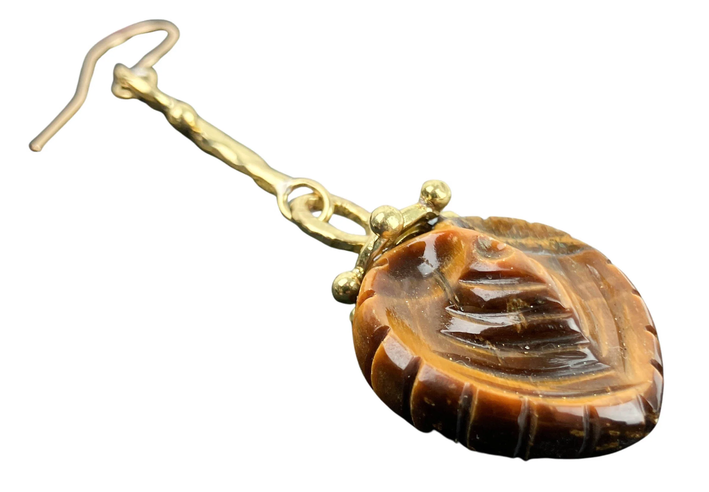 Ulla Johnson Galia Earrings in Tiger's Eye - Image 3