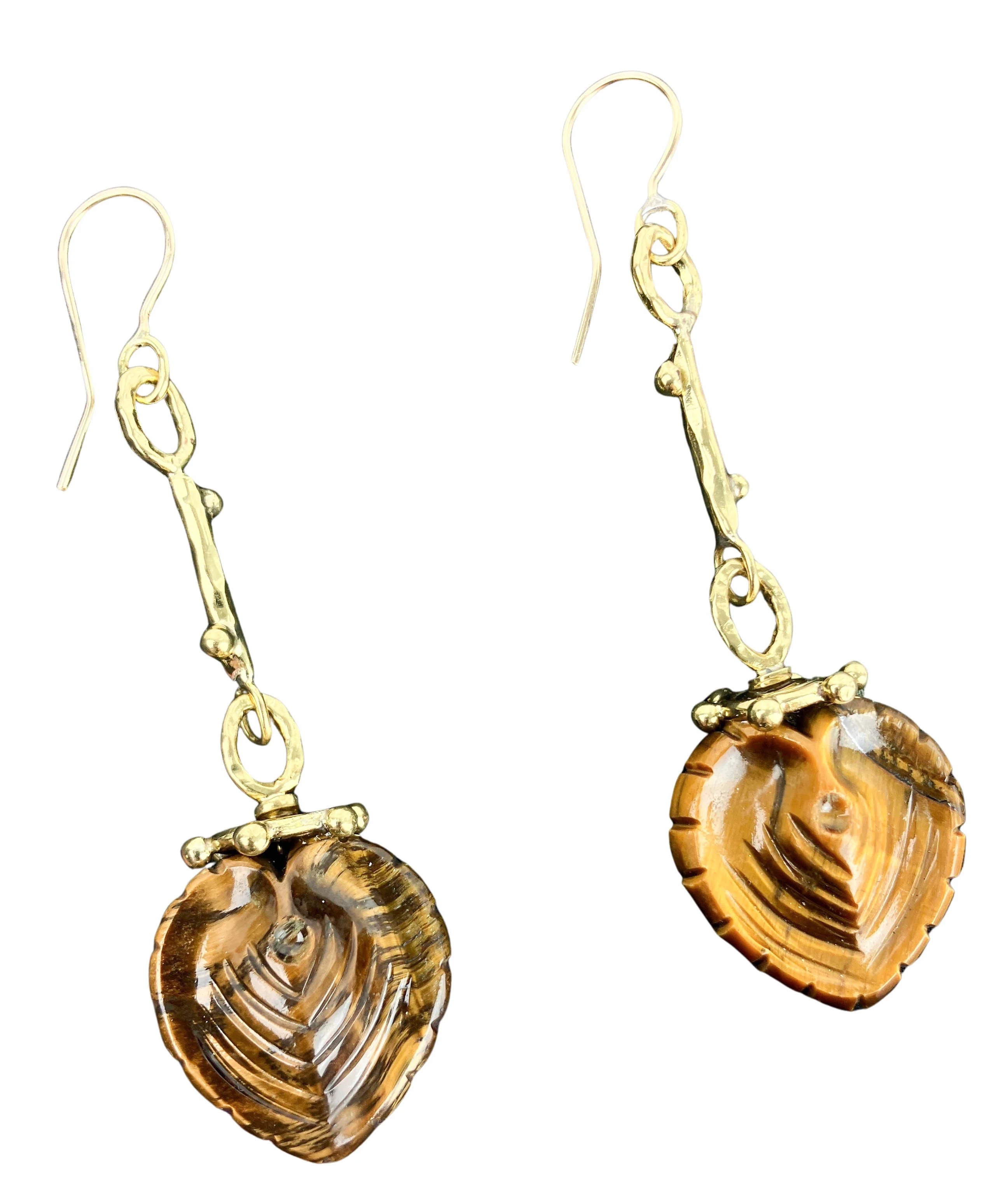 Ulla Johnson Galia Earrings in Tiger's Eye - Image 5