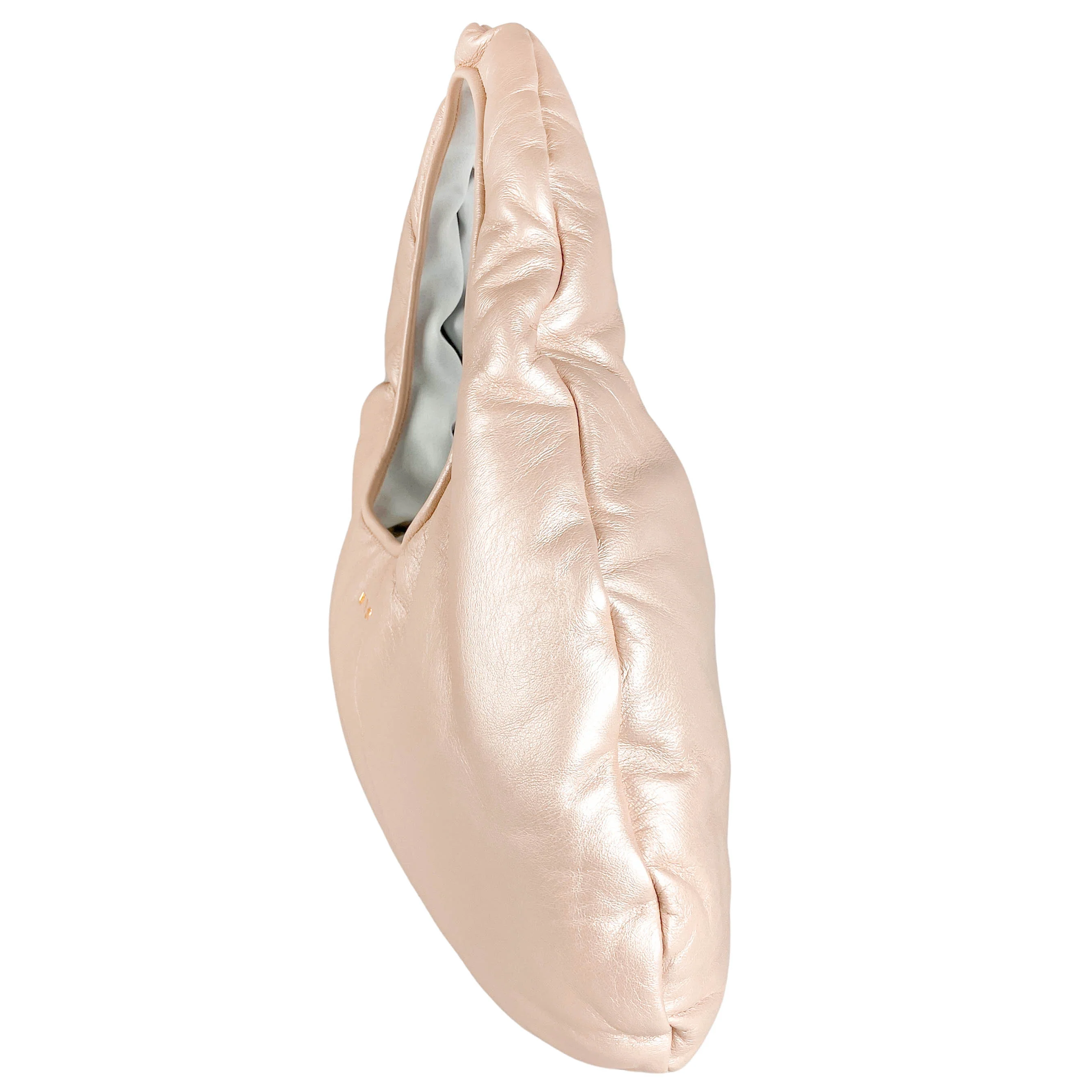 W 78th St Cloud Bag in Pearlized Pink - Image 3